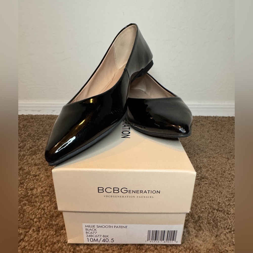BCBG Millie Patent Flats